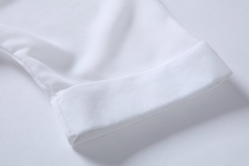 Olrain كيمونو كاردينغ كيبز نسائي مزخرف بطبعة زهور من أولراين بأكمام بات 3/4 فضفاضة وعادية (صغير، أبيض-2) - Image 5